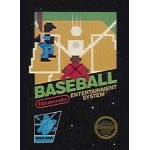 Baseball NES box art – classic 8-bit game for Nintendo NES