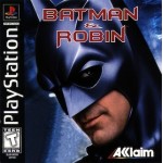 Batman and Robin art work – video game for PS1