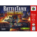 Battletanx Global Assault N64 box art – retro game for Nintendo 64