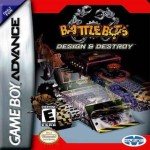 Battlebots Design and Destroy art work – action game for Nintendo Game Boy Advance