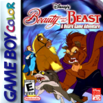 Beauty and the Beast A Board Game Adventure Game Boy Color box art – old GBC game trade in