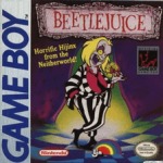 Beetlejuice Game Boy box art – classic retro game for GameBoy