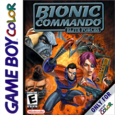 Bionic Commando Elite Forces Game Boy Color box art – old GBC game trade in