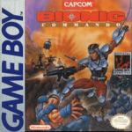 Bionic Commando Game Boy box art – classic retro game for GameBoy