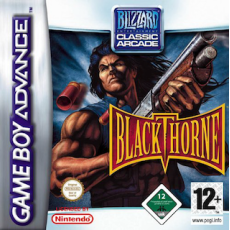 Blackthorne art work – action game for Nintendo Game Boy Advance