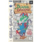 Blazing Dragons Sega Saturn box art – RPG shooter hybrid for Sega Saturn