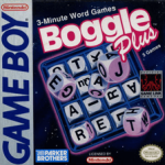Boggle Plus Game Boy box art – classic retro game for GameBoy