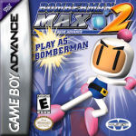 Bomberman Max 2 Blue art work – action game for Nintendo Game Boy Advance
