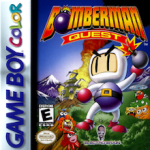 Bomberman Quest Game Boy Color box art – old GBC game trade in