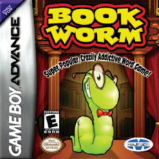 Bookworm art work – action game for Nintendo Game Boy Advance
