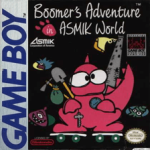 Boomer's Adventure in Asmik World Game Boy box art – classic retro game for GameBoy