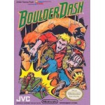 Boulder Dash NES box art – classic 8-bit game for Nintendo NES