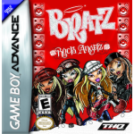 Bratz Rock Angelz art work – action game for Nintendo Game Boy Advance