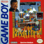 BreakThru Game Boy box art – classic retro game for GameBoy