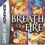 Breath of Fire art work – action game for Nintendo Game Boy Advance