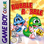 Classic Bubble Bobble Game Boy Color box art – old GBC game trade in