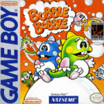 Bubble Bobble Game Boy box art – classic retro game for GameBoy