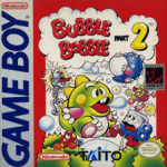 Bubble Bobble Part 2 Game Boy box art – classic retro game for GameBoy