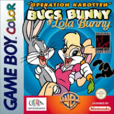 Looney Tunes Carrot Crazy - Bugs Bunny Game Boy Color box art – old GBC game trade in