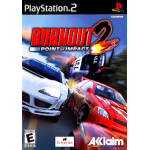 Burnout 2 Point of Impact art work – video game for PlayStation 2
