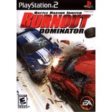 Burnout Dominator art work – video game for PlayStation 2
