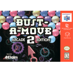 Bust-A-Move 2 Arcade Edition N64 box art – retro game for Nintendo 64