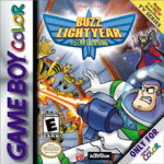 Buzz Lightyear of Star Command Game Boy Color box art – old GBC game trade in
