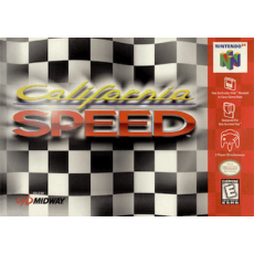 California Speed N64 box art – retro game for Nintendo 64