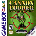Cannon Fodder Game Boy Color box art – old GBC game trade in