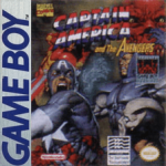 Captain America and the Avengers Game Boy box art – classic retro game for GameBoy