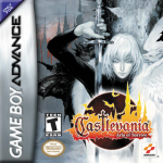 Castlevania Aria of Sorrow art work – gothic action platformer for Nintendo Game Boy Advance