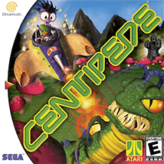 Centipede art work for the sega DreamCast