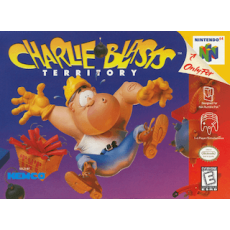 Charlie Blasts N64 box art – retro game for Nintendo 64