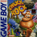 Chuck Rock Game Boy box art – classic retro game for GameBoy
