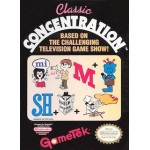 Classic Concentration NES box art – classic 8-bit game for Nintendo NES