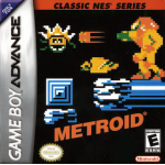 Metroid [Classic NES Series] art work – sci-fi action game for Nintendo Game Boy Advance