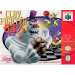 Clay Fighter 63 1/3 N64 box art – retro game for Nintendo 64