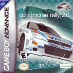 Colin McRae Rally 2.0 art work – action game for Nintendo Game Boy Advance