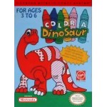 Color A Dinosaur NES box art – classic 8-bit game for Nintendo NES