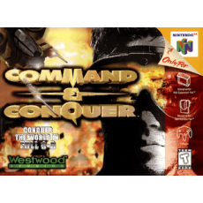 Command and Conquer / & N64 box art – retro game for Nintendo 64