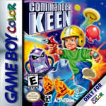 Commander Keen Game Boy Color box art – old GBC game trade in
