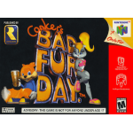 Conker's Bad Fur Day N64 box art – retro game for Nintendo 64