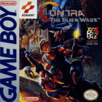 Contra the Alien Wars Game Boy box art – classic retro game for GameBoy