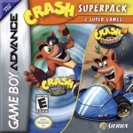 Crash Superpack art work – 3D platformer for Nintendo Game Boy Advance