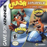 Crash and Spyro Superpack: Season of Ice & Huge Adventure art work – 3D platformer for Nintendo Game Boy Advance