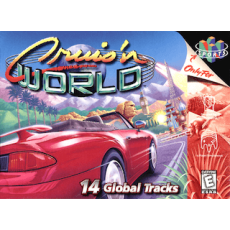 Cruis'n World  / Cruisn N64 box art – retro game for Nintendo 64