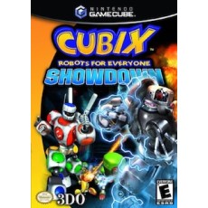 Cubix Robots For Everyone Showdown GameCube box art – action game for Nintendo GameCube