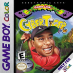CyberTiger Game Boy Color box art – old GBC game trade in