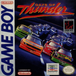 Days of Thunder Game Boy box art – classic retro game for GameBoy
