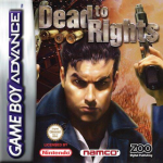 Dead to Rights art work – action game for Nintendo Game Boy Advance